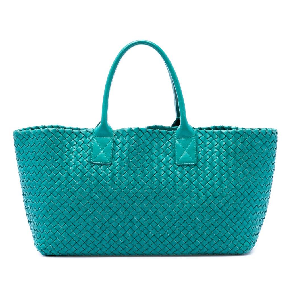 Bottega Veneta Medium Nappa Intrecciato Cabat Tote