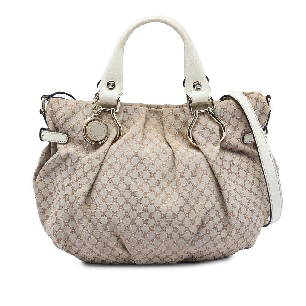 Celine Macadam Canvas Pillow Satchel