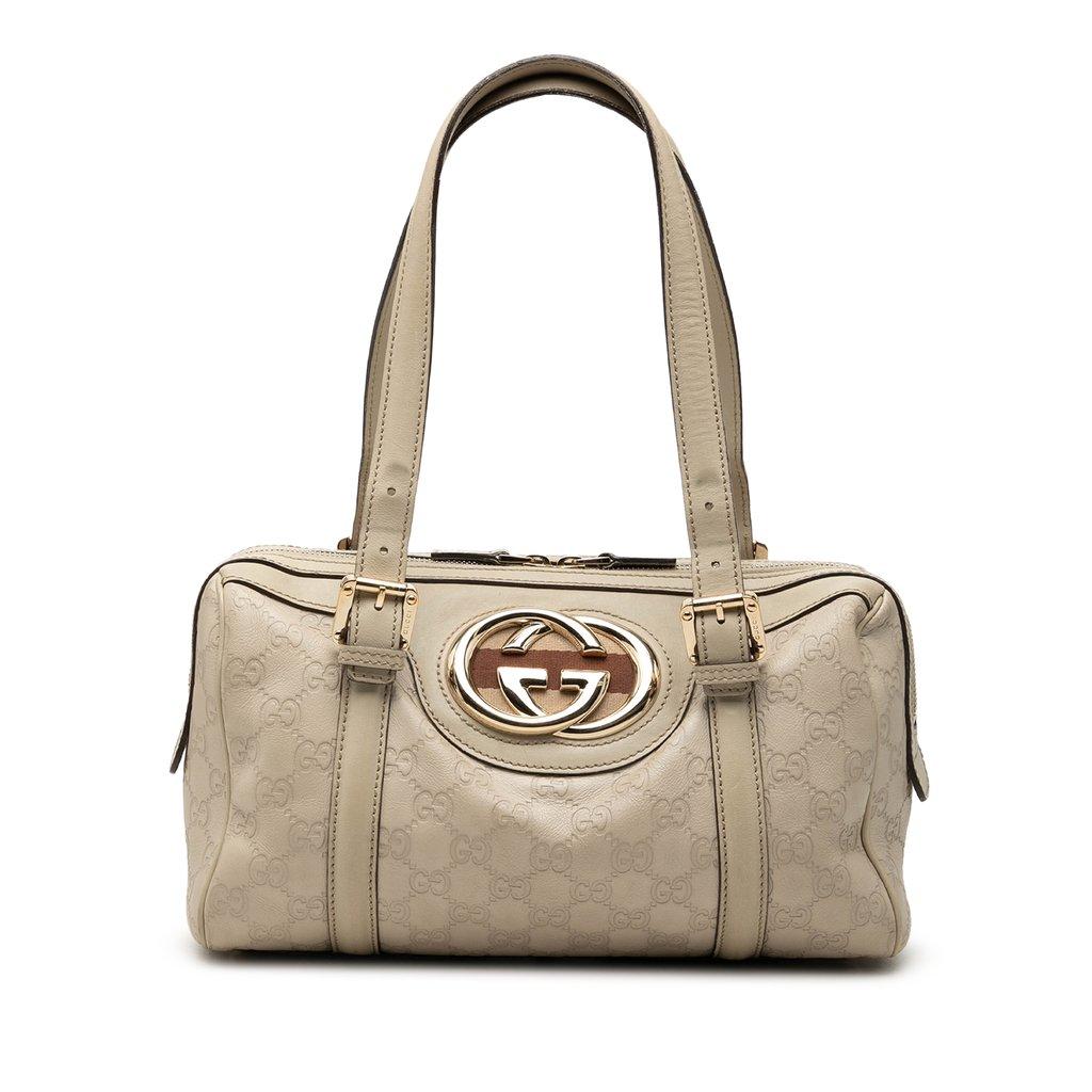 Gucci حقيبة غوتشيسيما ويب بريت بوسطن
