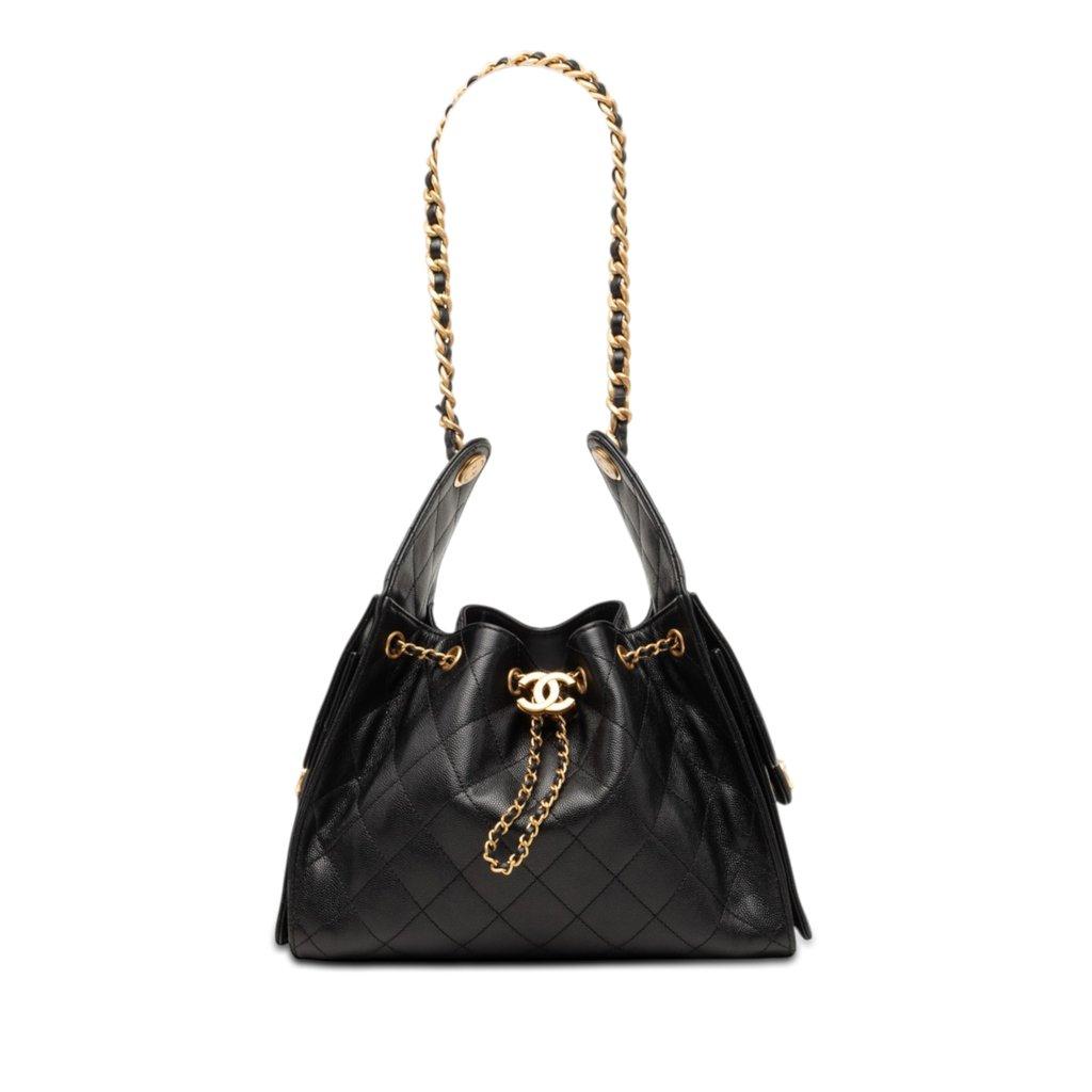 Chanel Small Quilted Caviar Chanel 25 Hobo