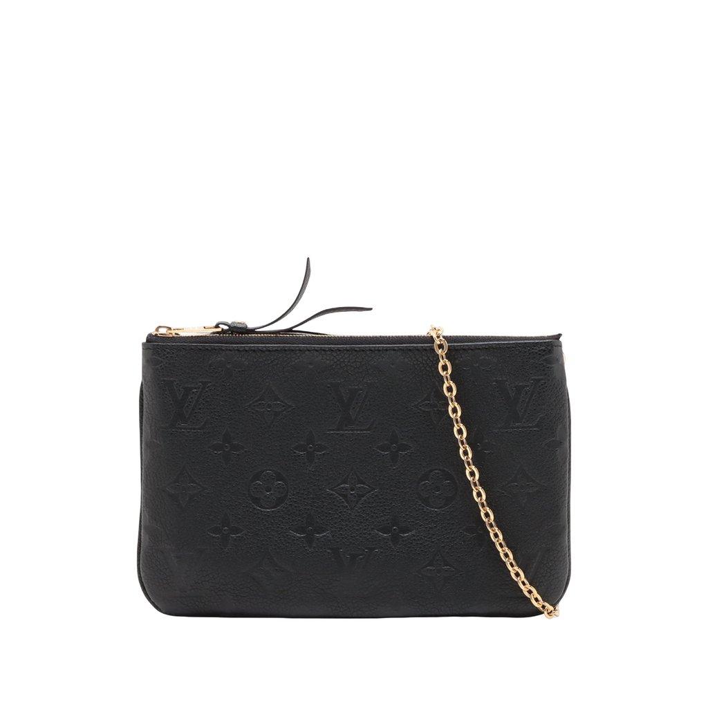 Louis Vuitton Monogram Empreinte Double Zip Pochette