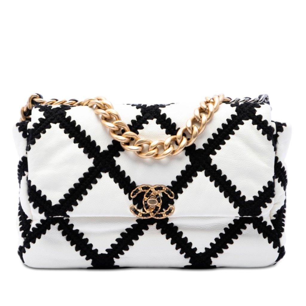 Chanel Large Crochet Calfskin 19 Flap