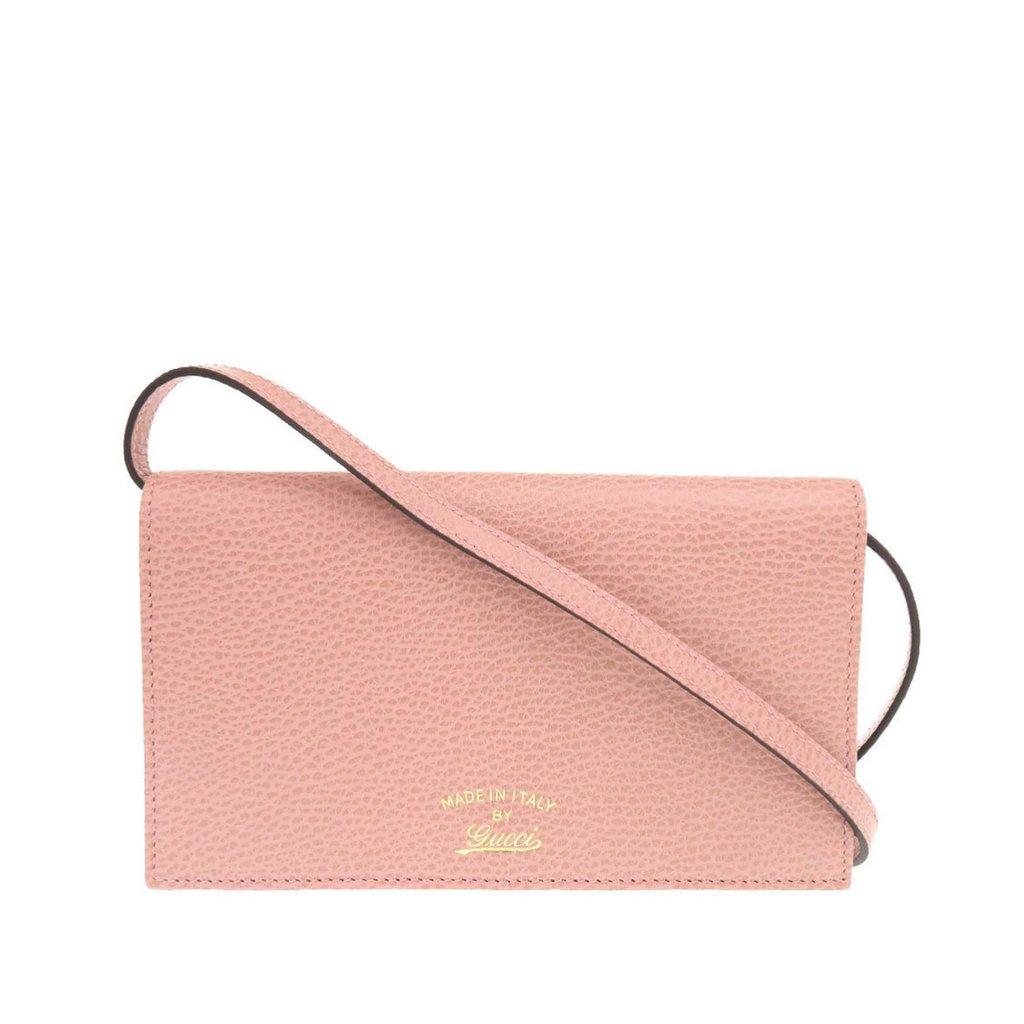 Gucci Dollar Calfskin Swing Wallet On Strap