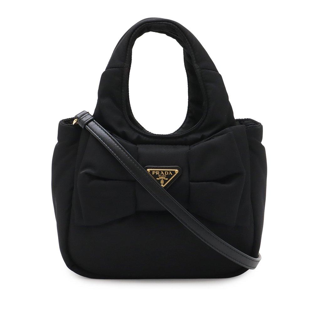 Prada Mini Padded Re Nylon Bow Satchel