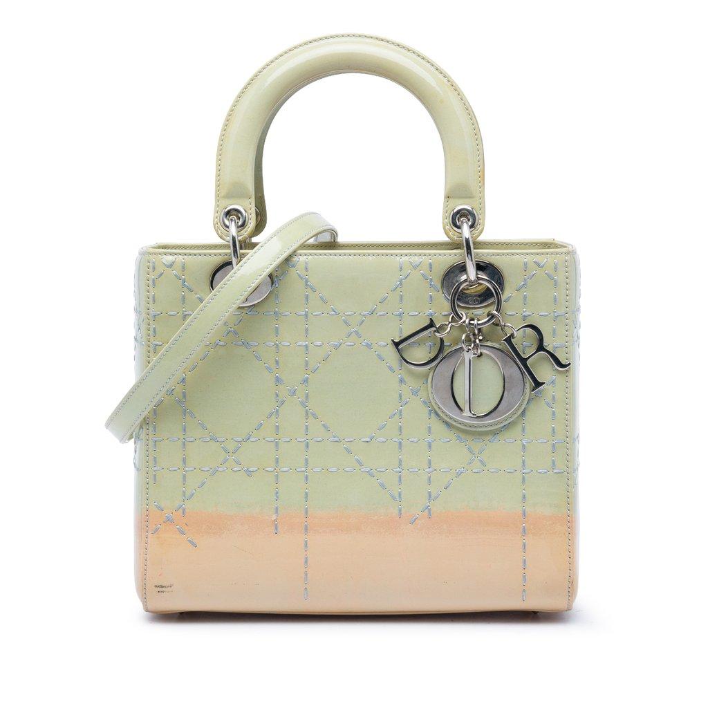 Dior Medium Ombre Patent Cannage Lady Dior