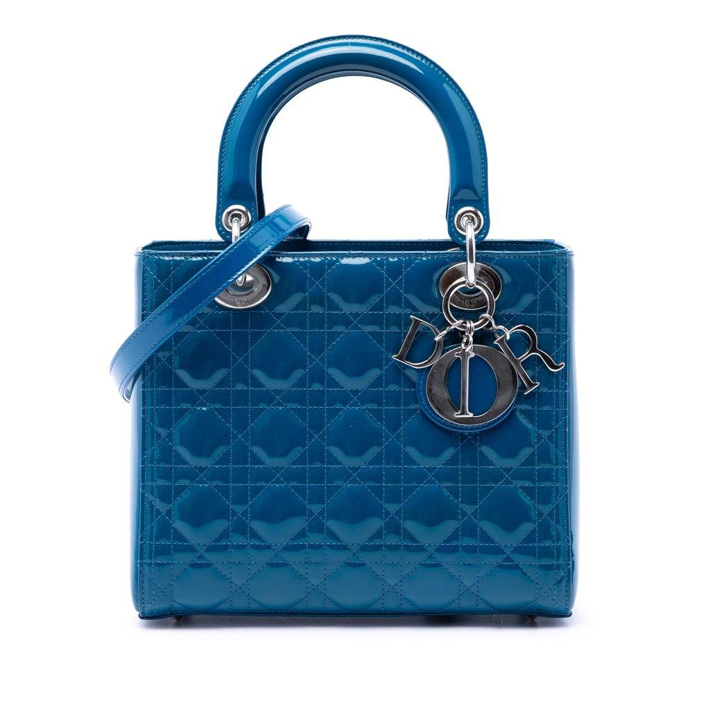 Dior متوسط براءة اختراع كاناج ليدي ديور