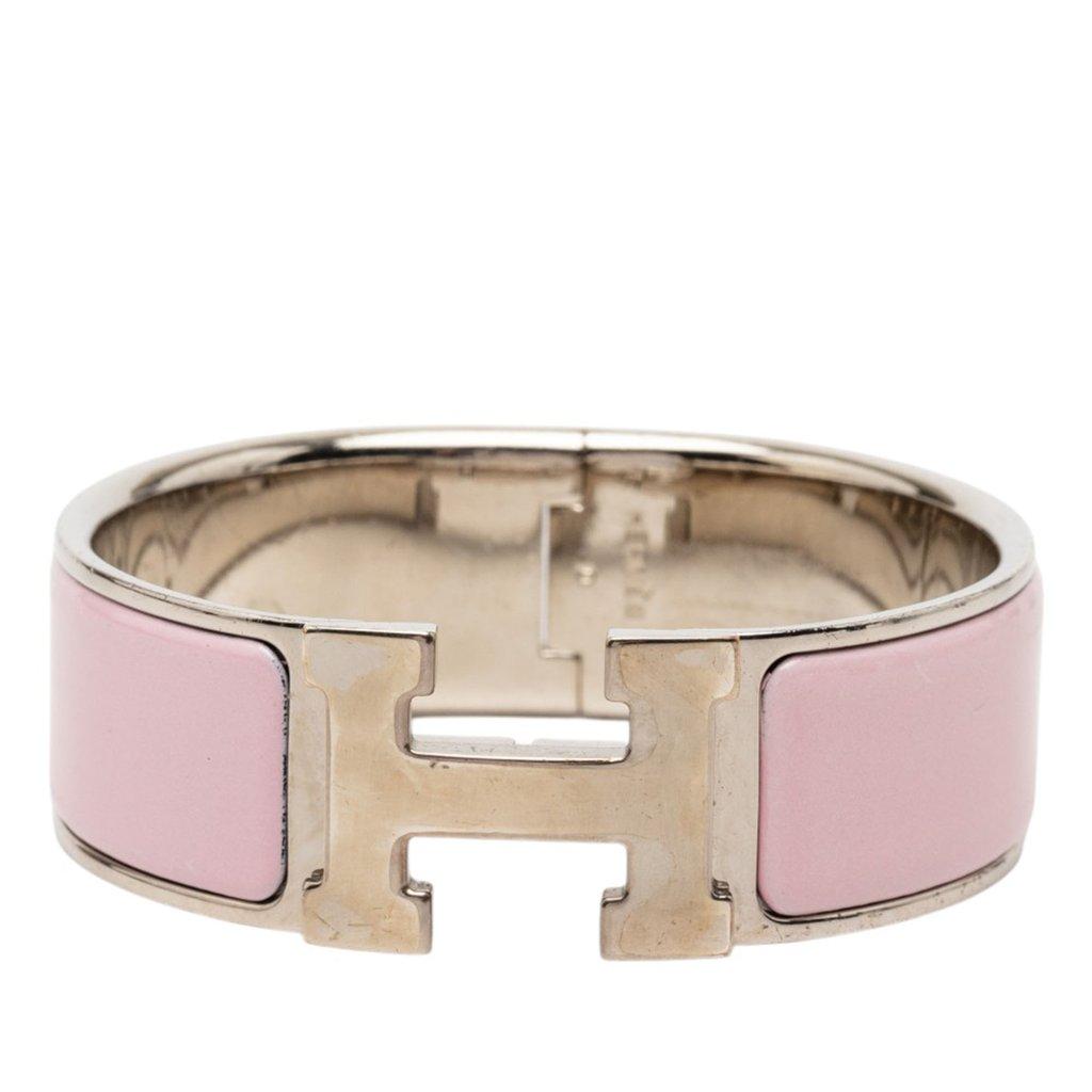 Hermès Wide Enamel Clic Clac H Bracelet GM