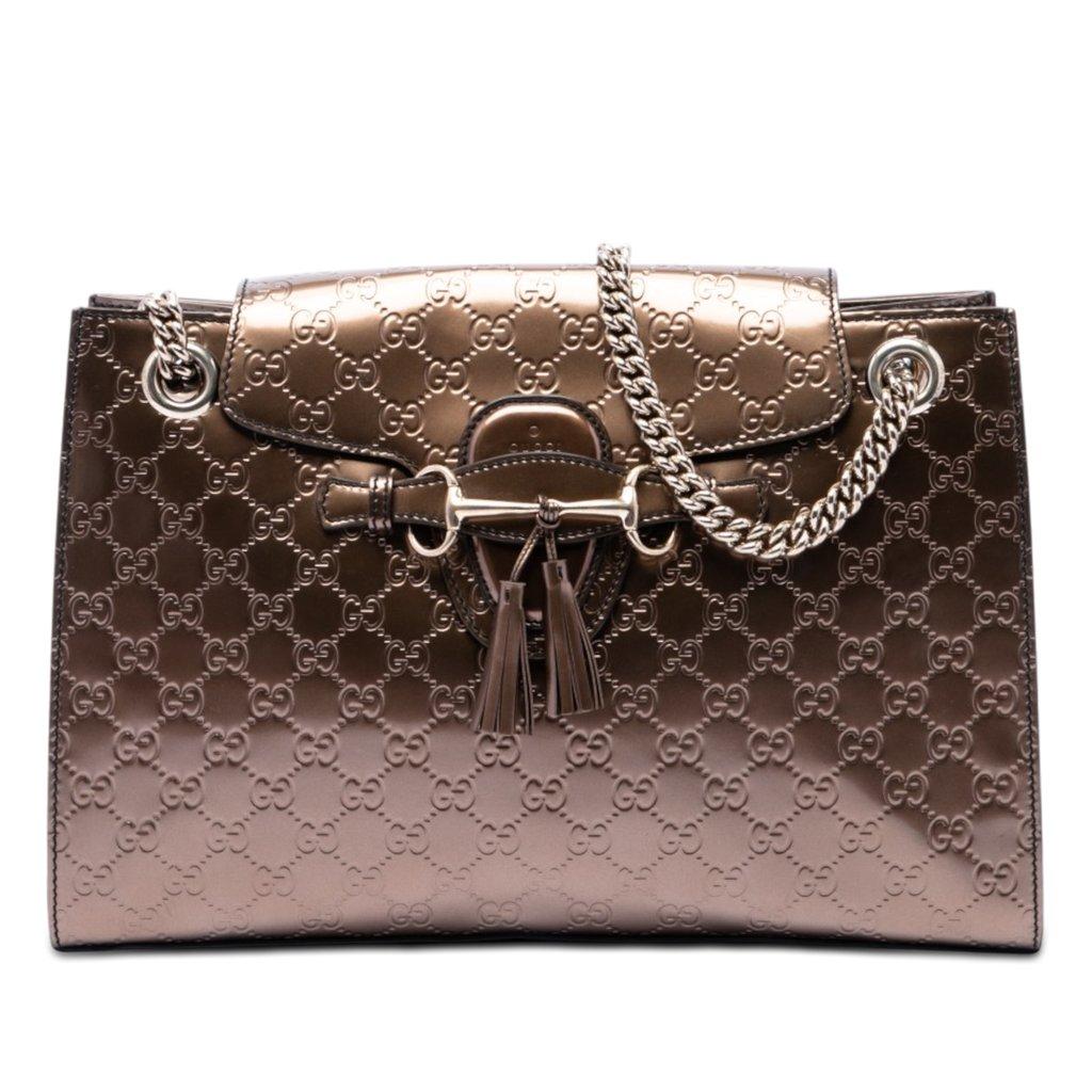Gucci Large Guccissima Emily Shoulder Bag