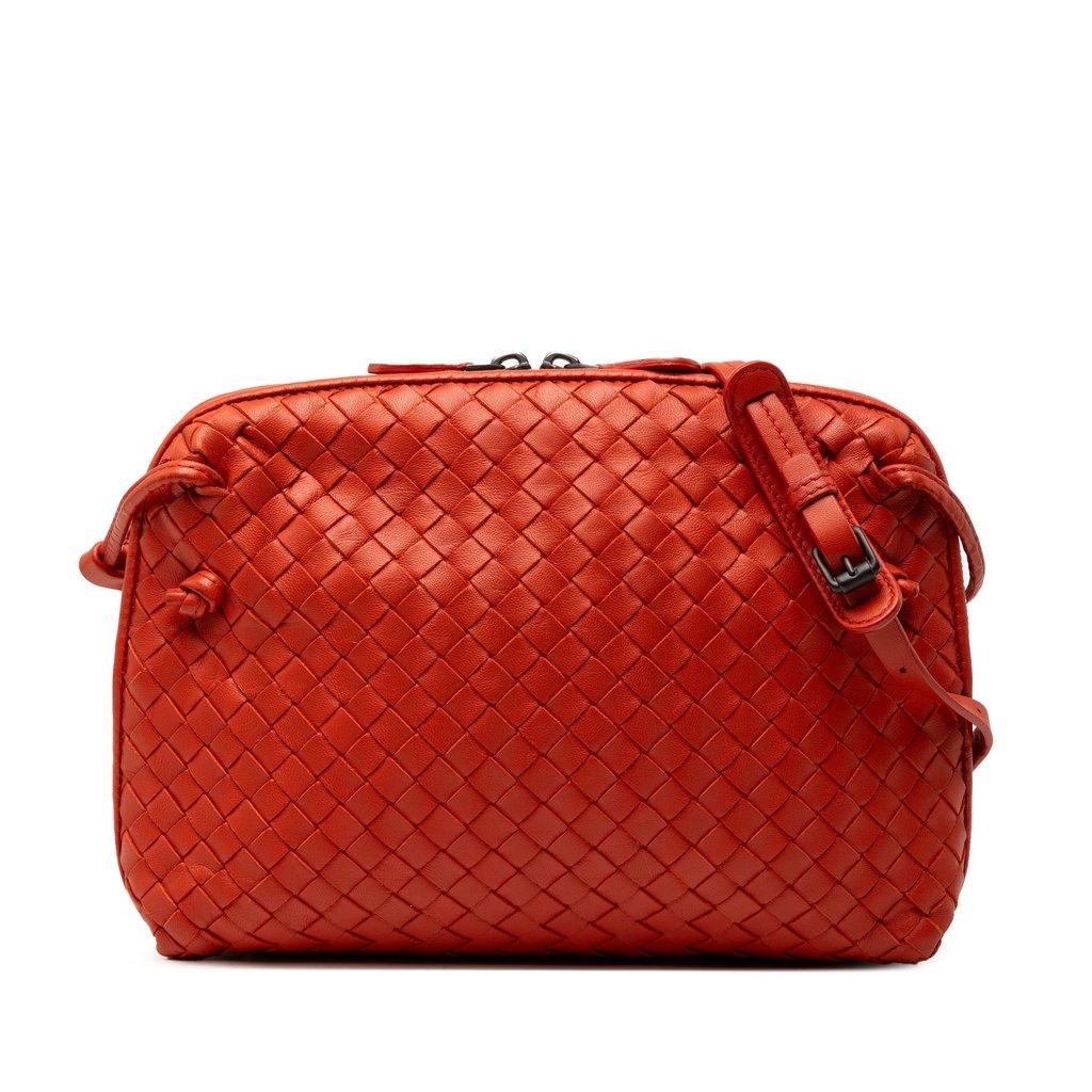 Bottega Veneta حقيبة كروس نابا إنترتشياتو نوديني