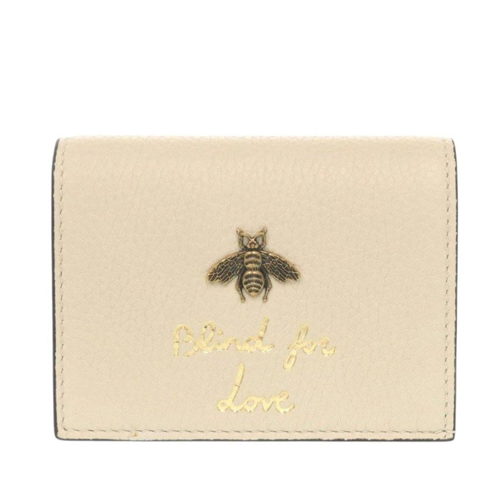 Gucci Calfskin Blind for Love Compact Wallet