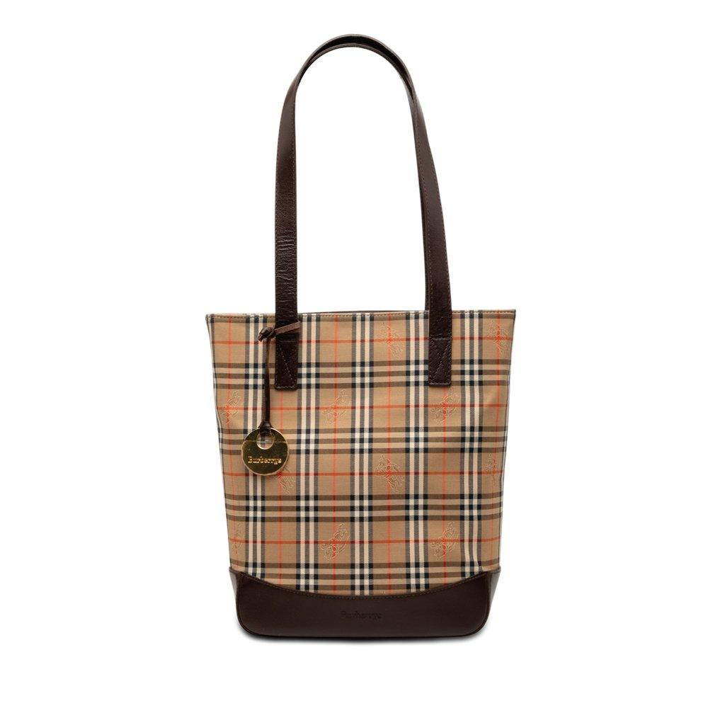 Burberry Haymarket Check Canvas Tote