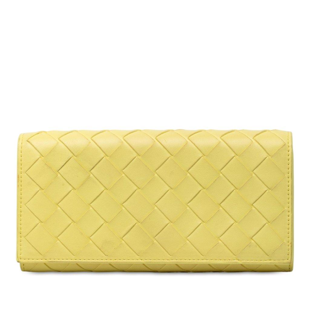 Bottega Veneta Nappa Intrecciato Continental Flap Wallet