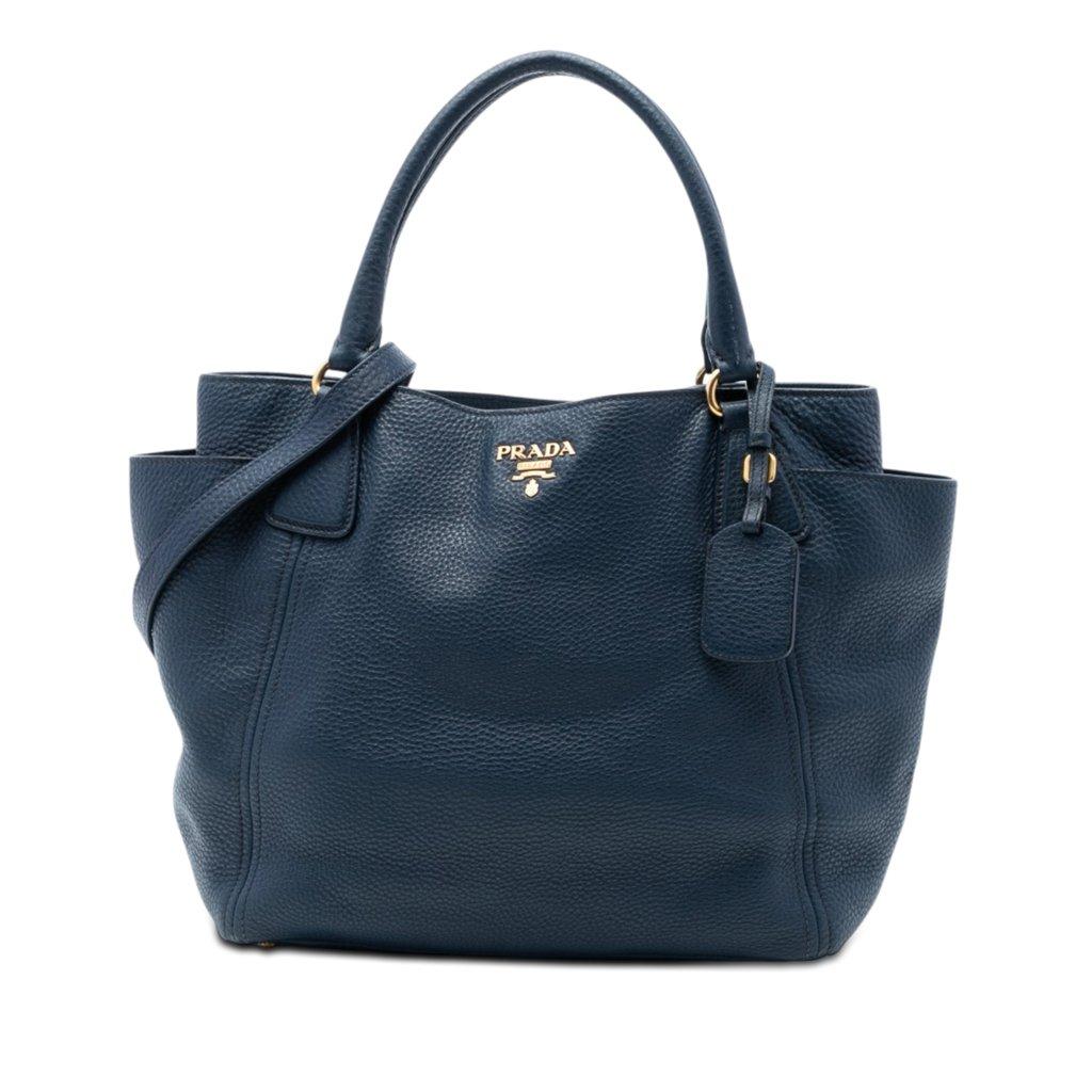 Prada حقيبة Vitello Daino ذات الجيب الجانبي القابلة للتحويل