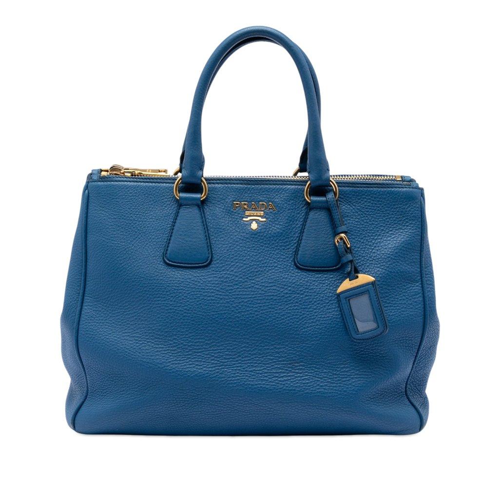 Prada حقيبة Vitello Daino ذات السحاب المزدوج القابلة للتحويل