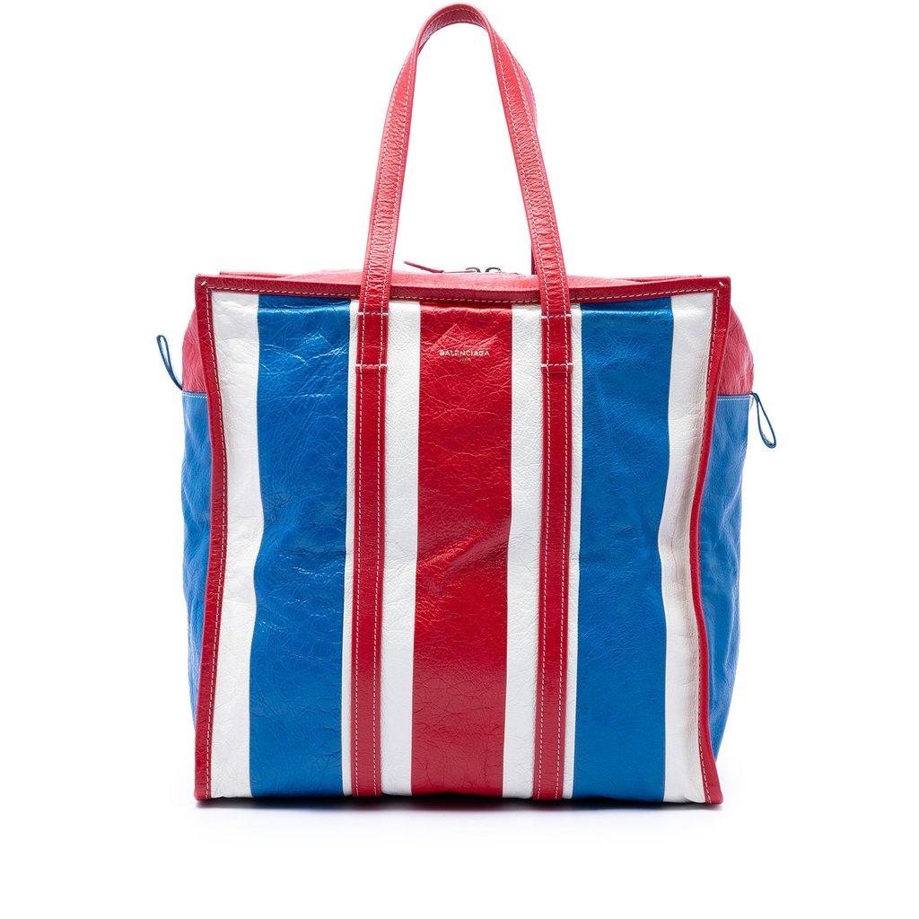 Balenciaga Lambskin Bazar Shopper Satchel M