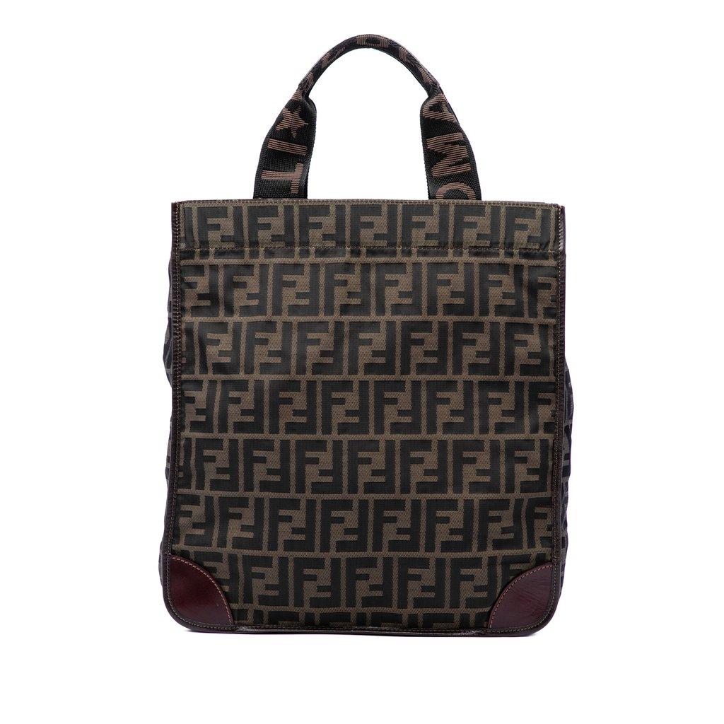 Fendi حقيبة تسوق قماشية من زوكا