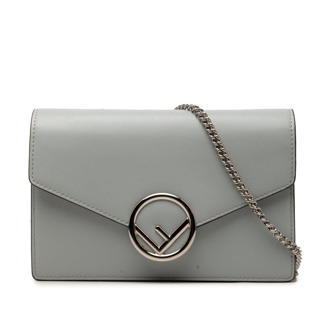 Fendi Leather F Is Fendi Envelope Wallet On Chain