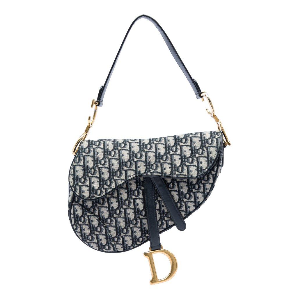 Dior Oblique Canvas Saddle Bag