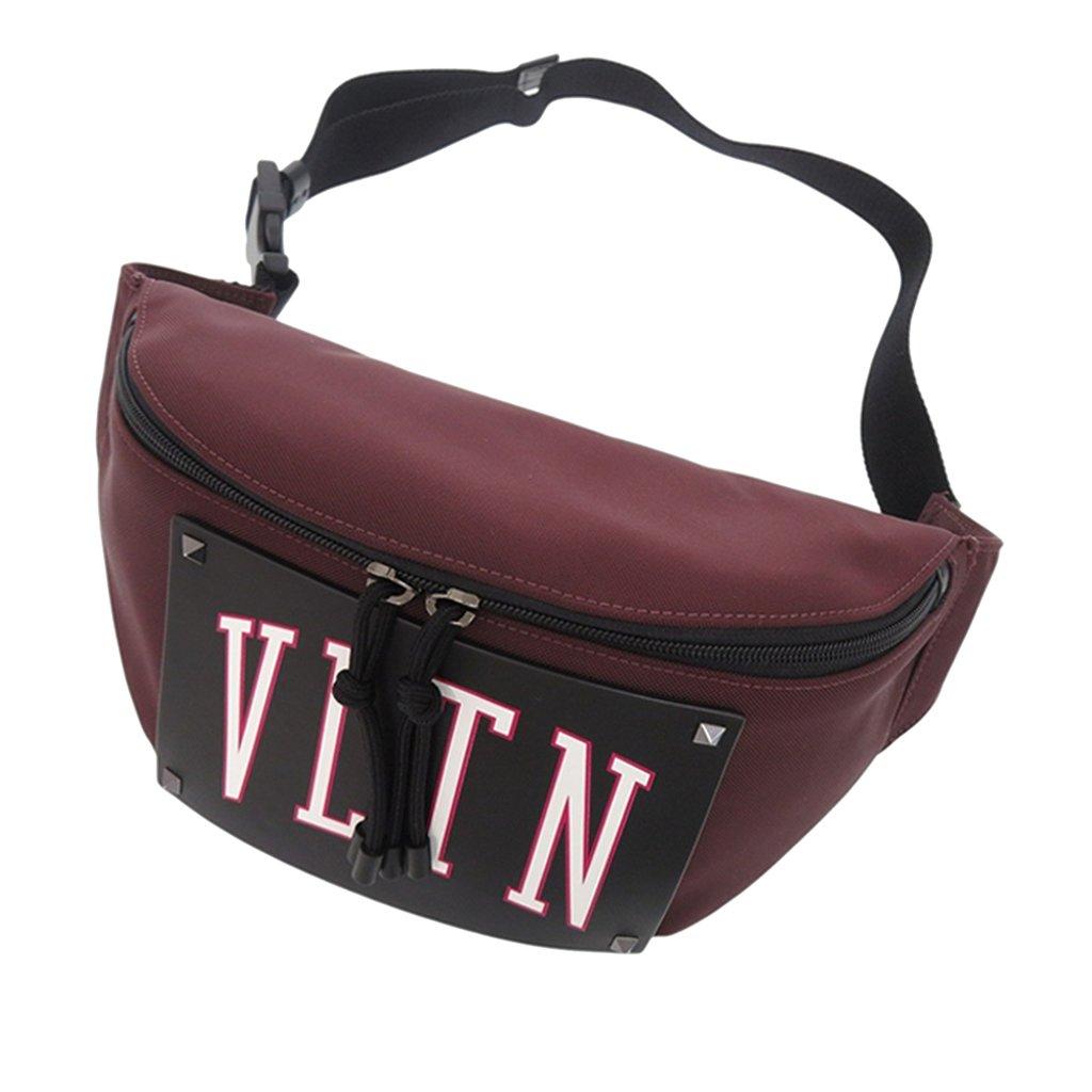 Valentino حقيبة حزام VLTN Rockstud من النايلون والجلد
