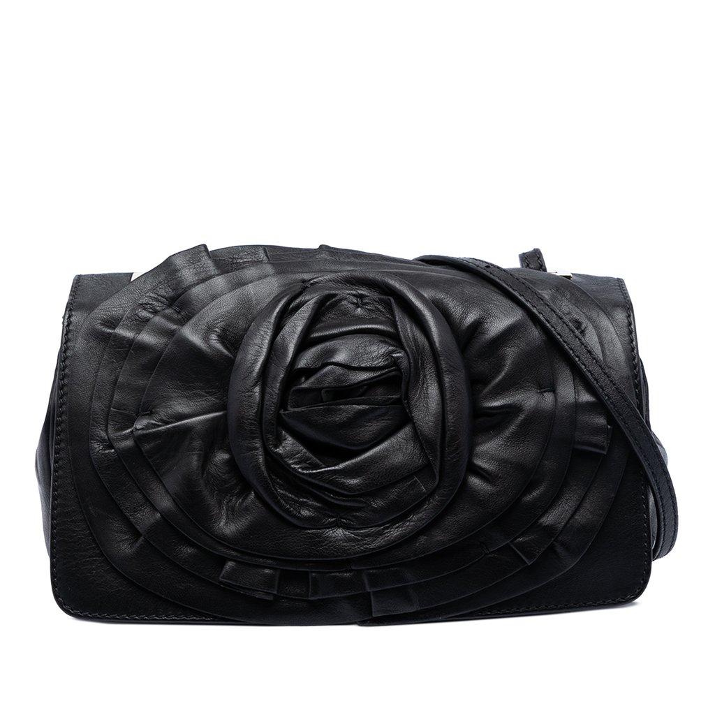 Valentino Nappa Petale Rose Shoulder Bag