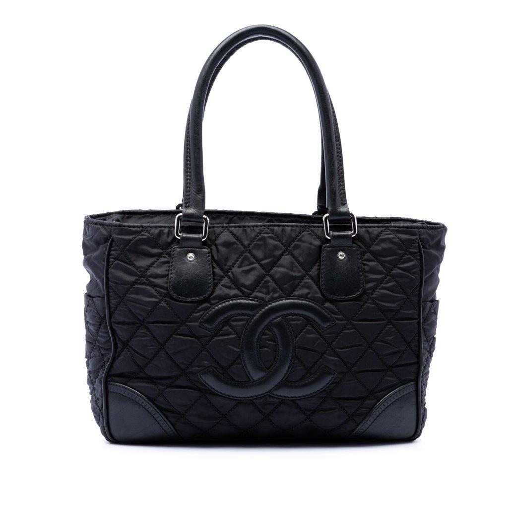 Chanel Paris New York Quilted Nylon Tote