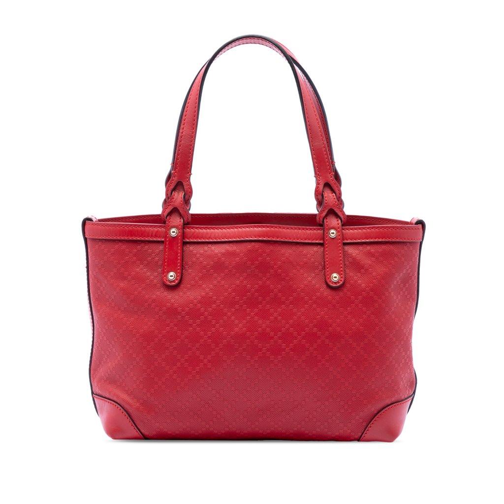 Gucci Small Diamante Leather Craft Tote