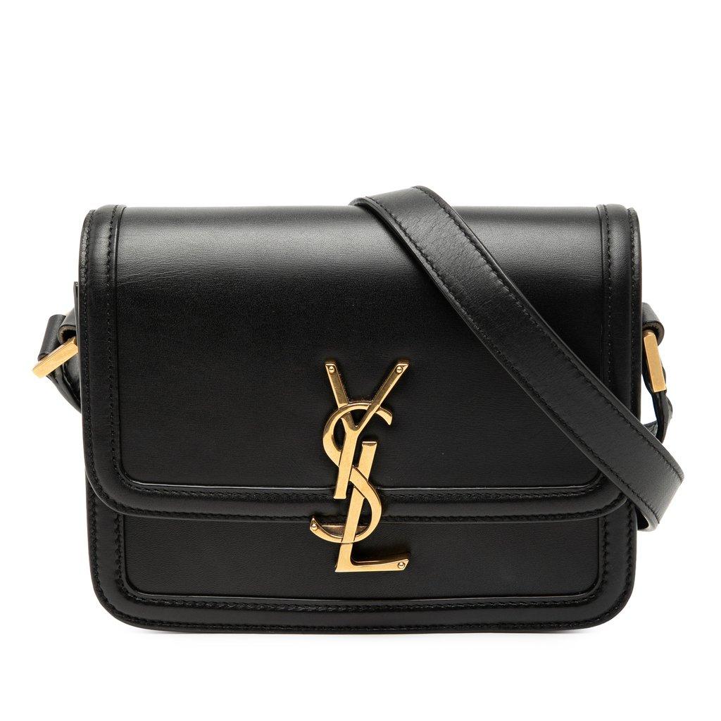 Saint Laurent حقيبة صغيرة من جلد العجل من نوع سولفرينو، في علبة
