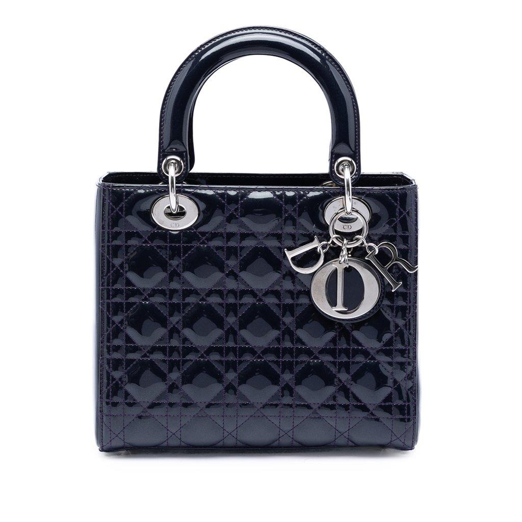 Dior متوسط براءة اختراع كاناج ليدي ديور