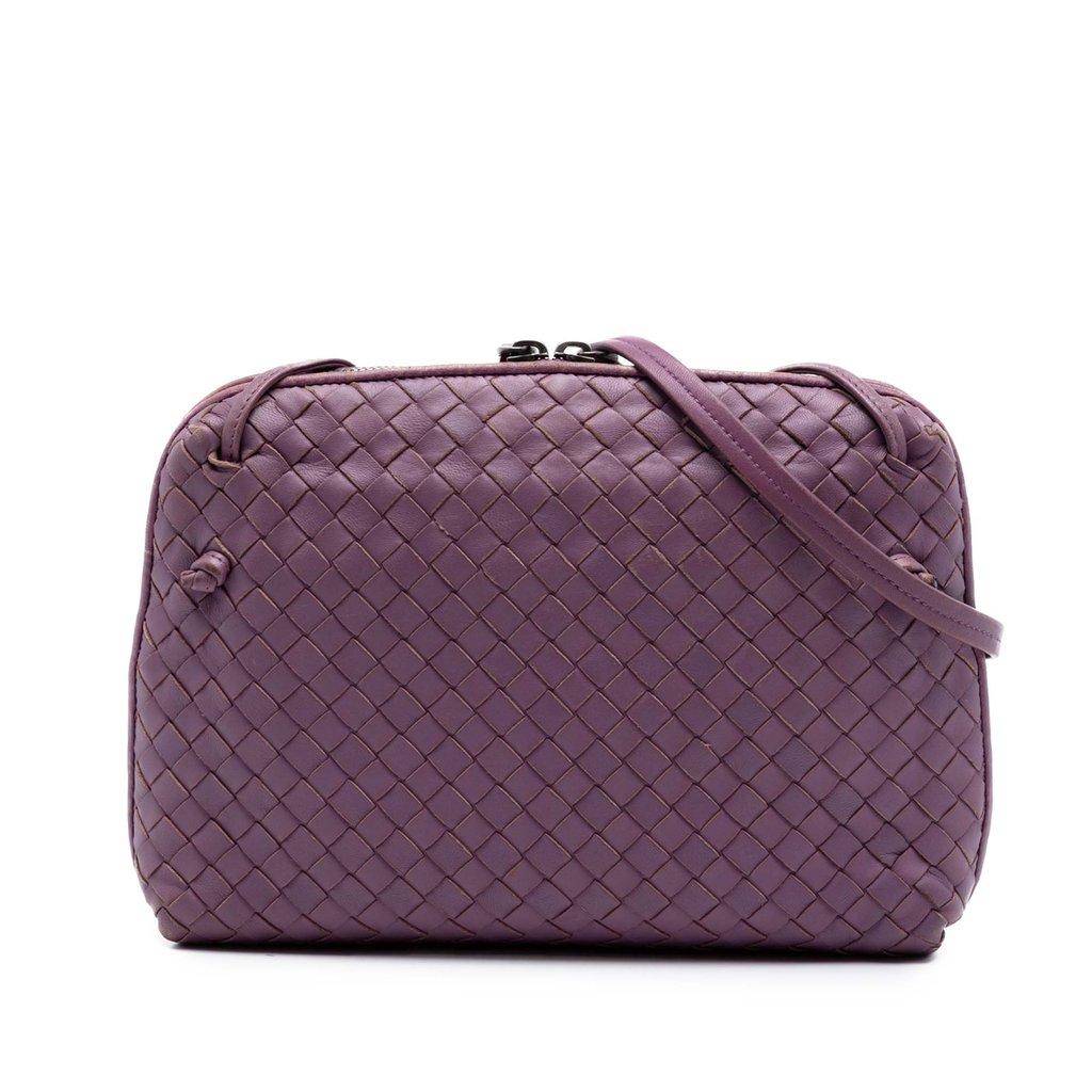 Bottega Veneta Nappa Intrecciato Nodini Crossbody