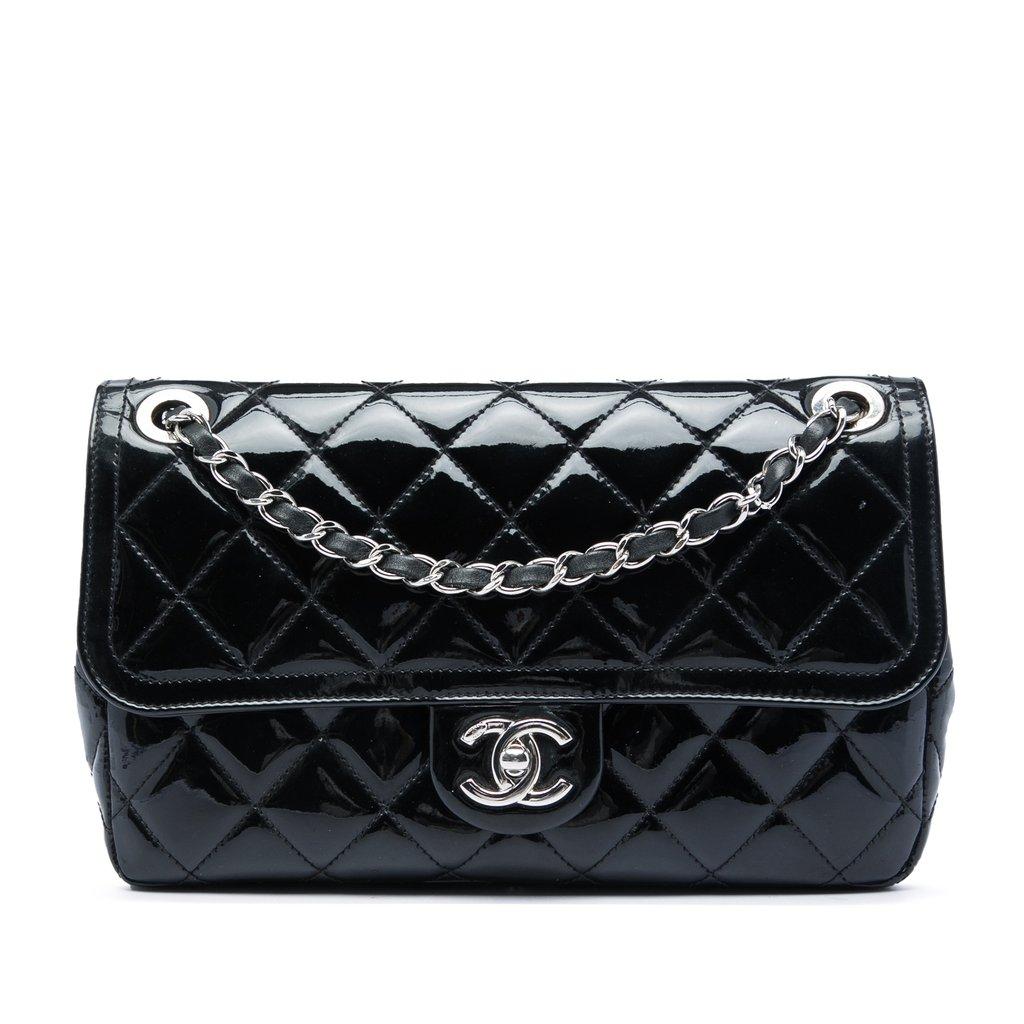 Chanel Medium Patent Coco Shine Flap