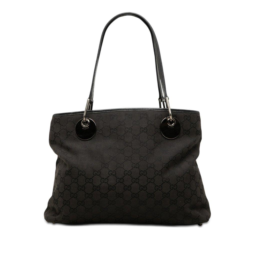 Gucci حقيبة تسوق متوسطة الحجم من قماش GG بتصميم إكليبس