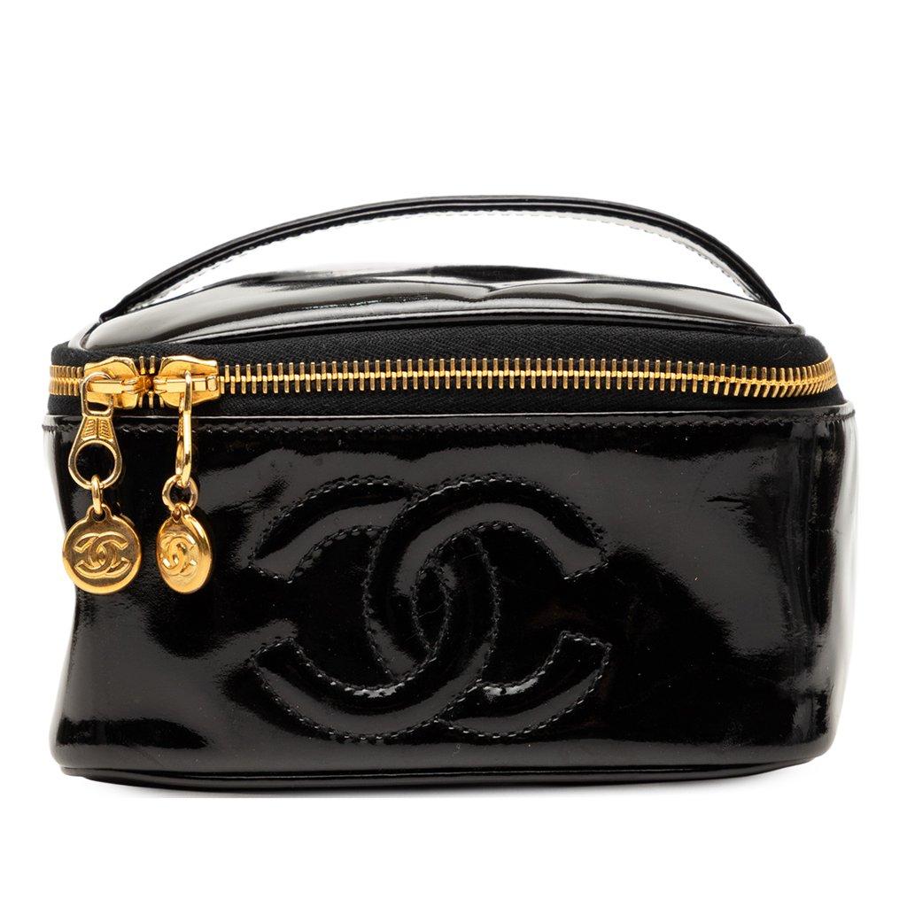 Chanel CC Patent Vanity Bag