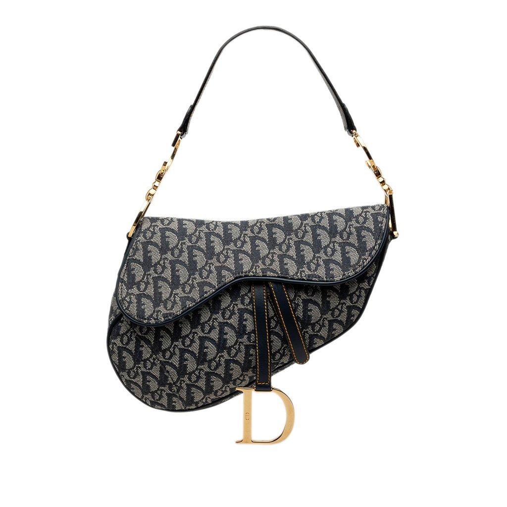 Dior Oblique Canvas Saddle Bag