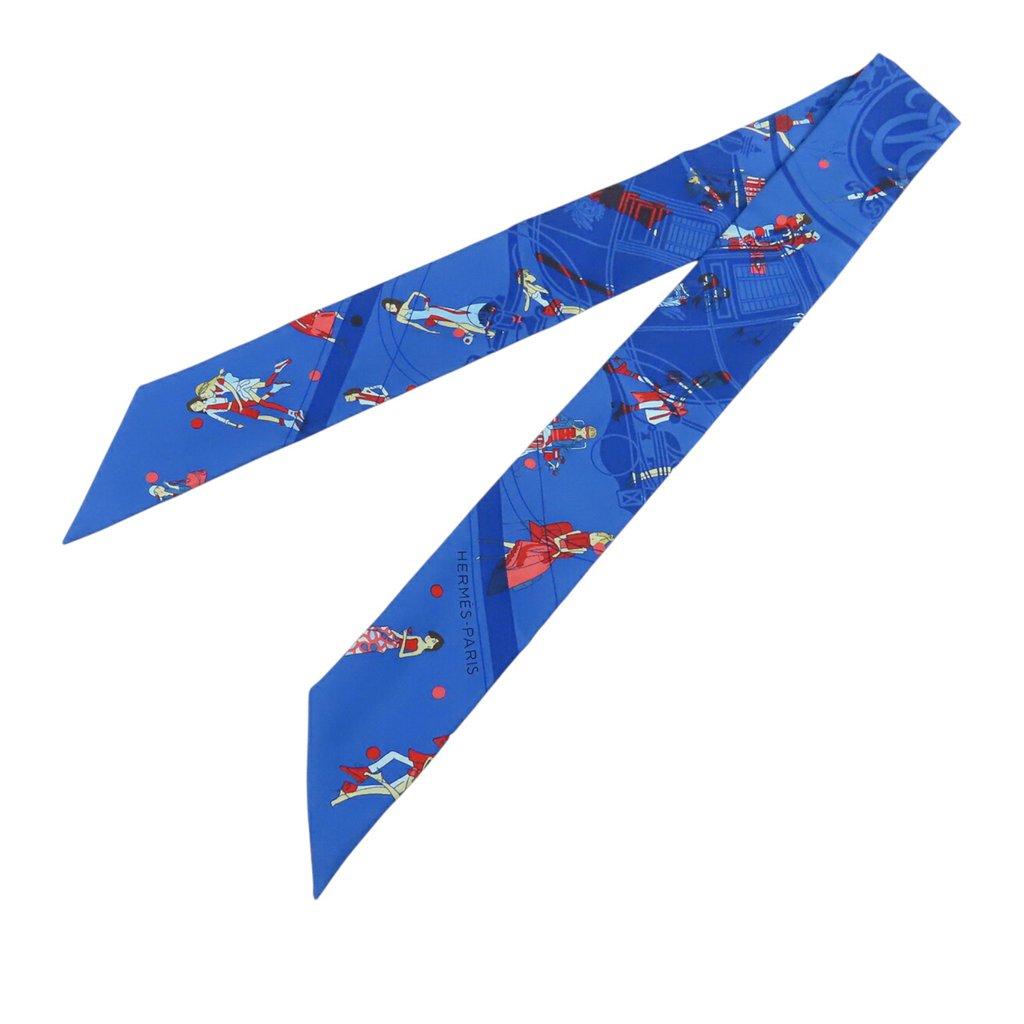 Hermès Ex Libris Les Parisiennes Silk Twilly Scarf