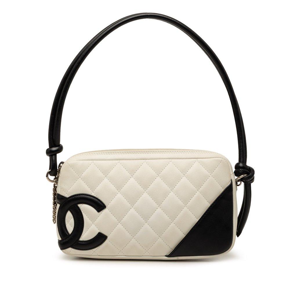 Chanel Quilted Lambskin Cambon Ligne Pochette
