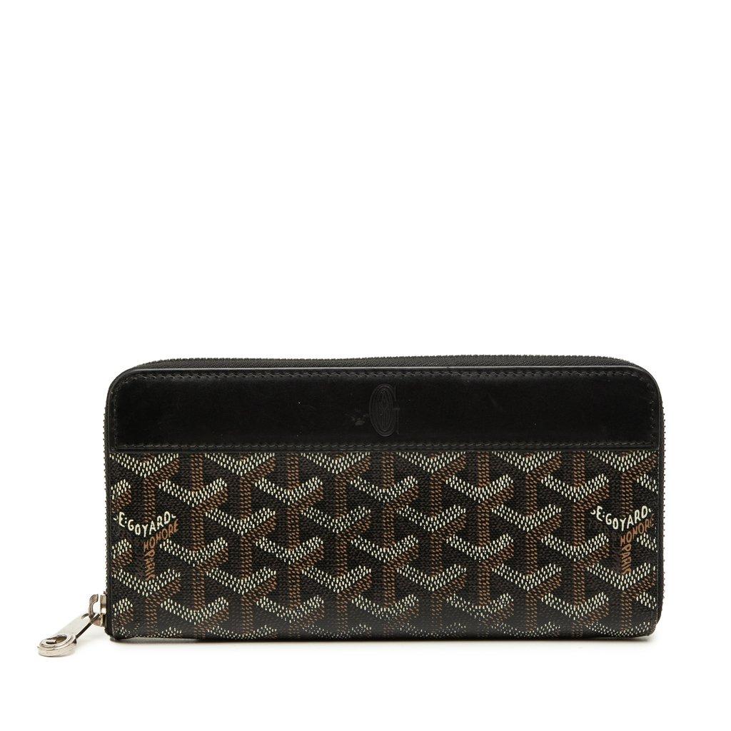 Goyard Goyardine Matignon Zip Around Wallet GM