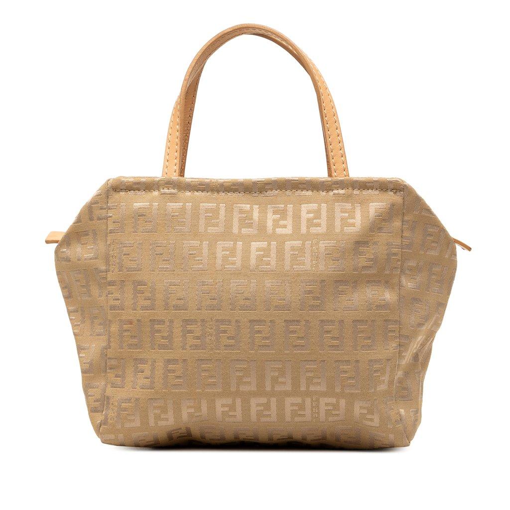 Fendi Mini Zucchino Canvas Handbag