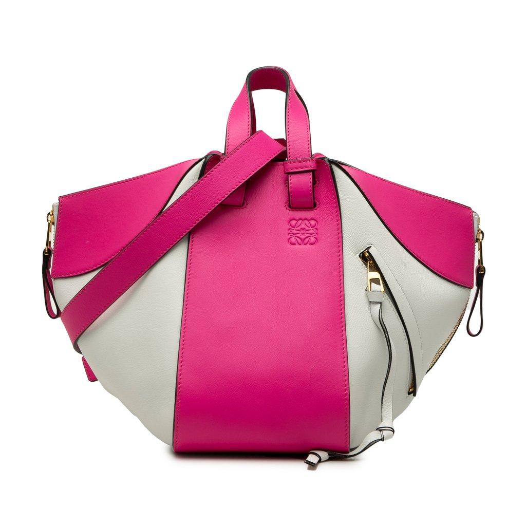 LOEWE Small Bicolor Calfskin Hammock Bag