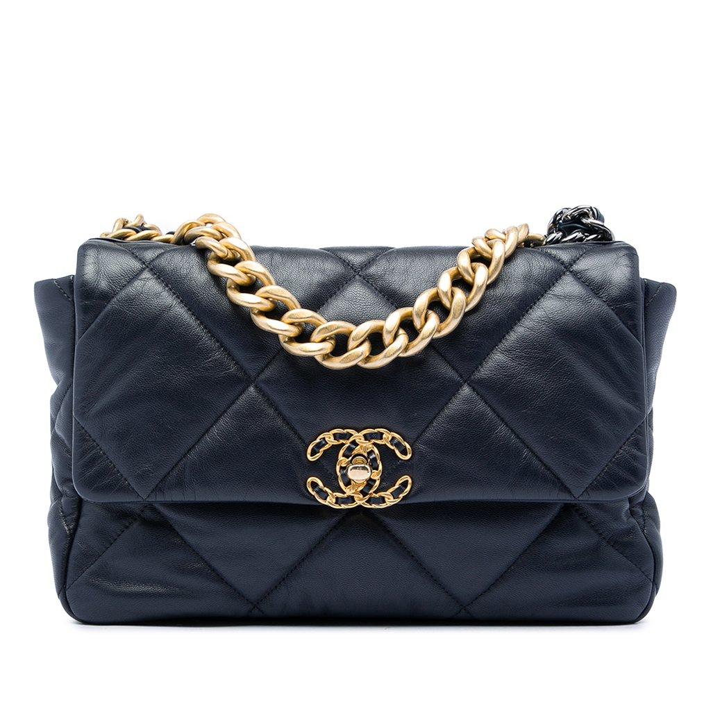 Chanel Large Lambskin 19 Flap