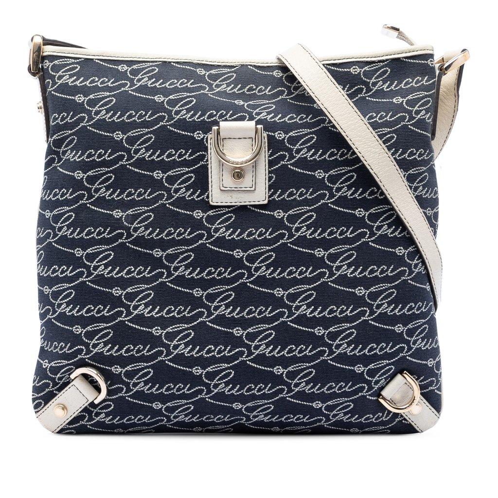 Gucci 85th Anniversary Denim Abbey D Ring Crossbody