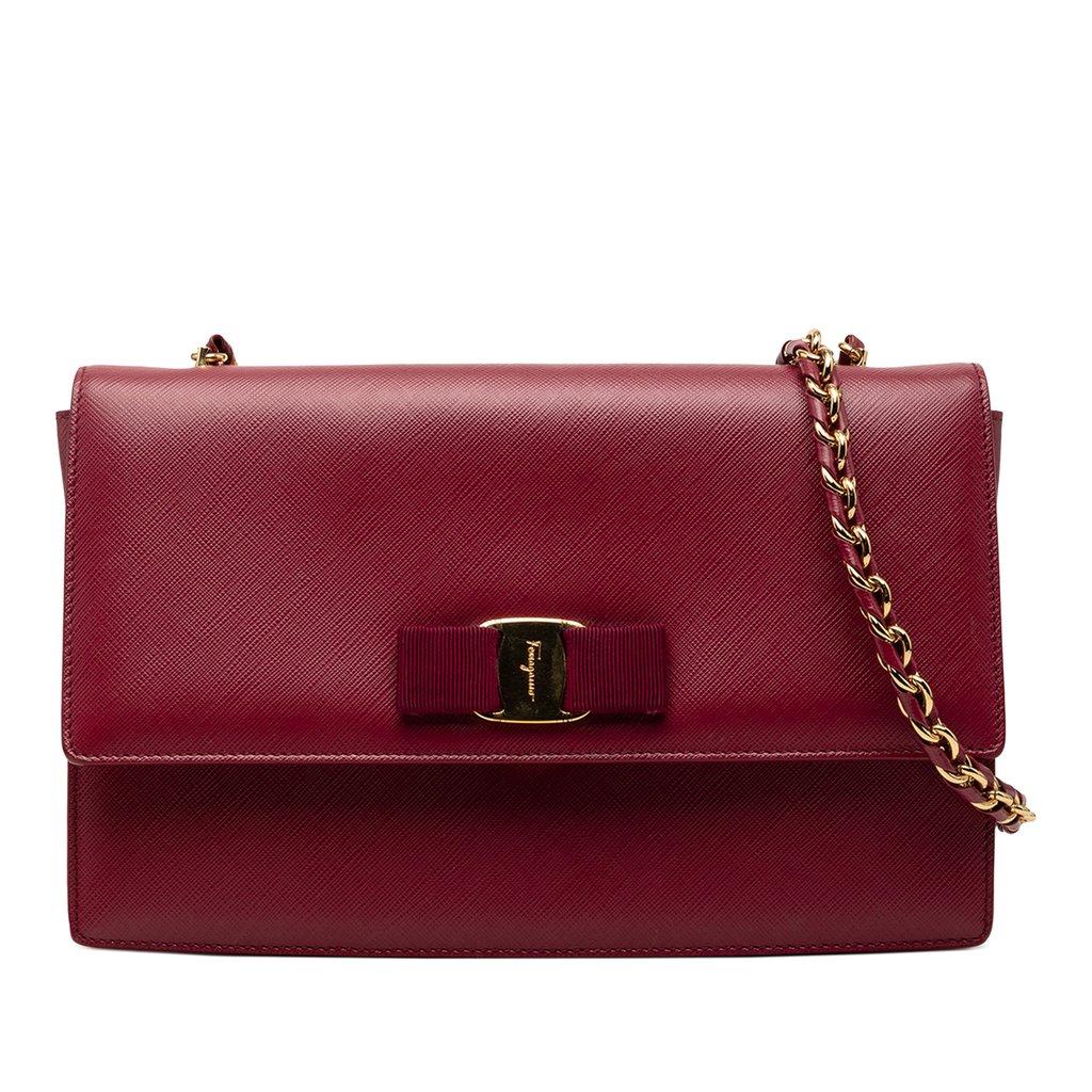 Salvatore Ferragamo Medium Leather Vara Ginny Crossbody
