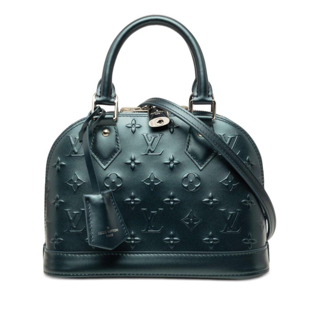 Louis Vuitton Monogram Debossed Metallic Calfskin Alma BB