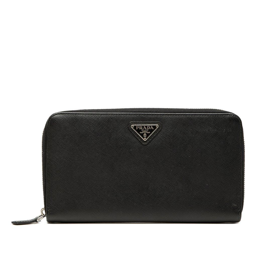 Prada محفظة سفر سافيانو بسحاب