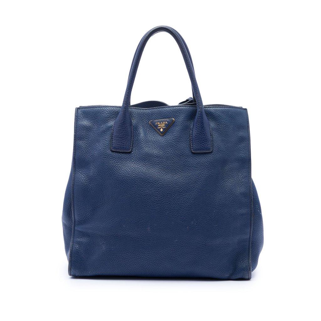 Prada Vitello Daino Open Convertible Tote