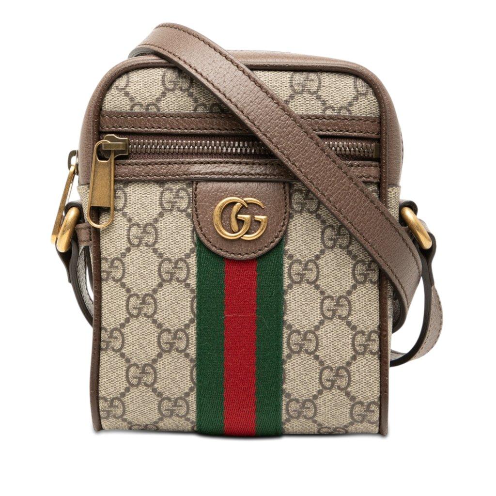 Gucci Mini GG Supreme Web Ophidia Crossbody