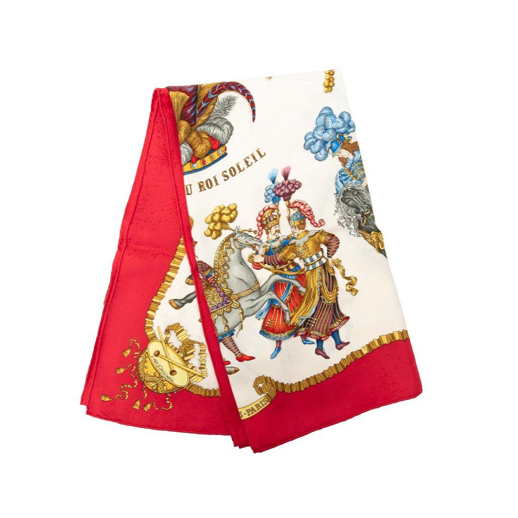 Hermès Les Fêtes du Roi Soleil Silk Scarf 90