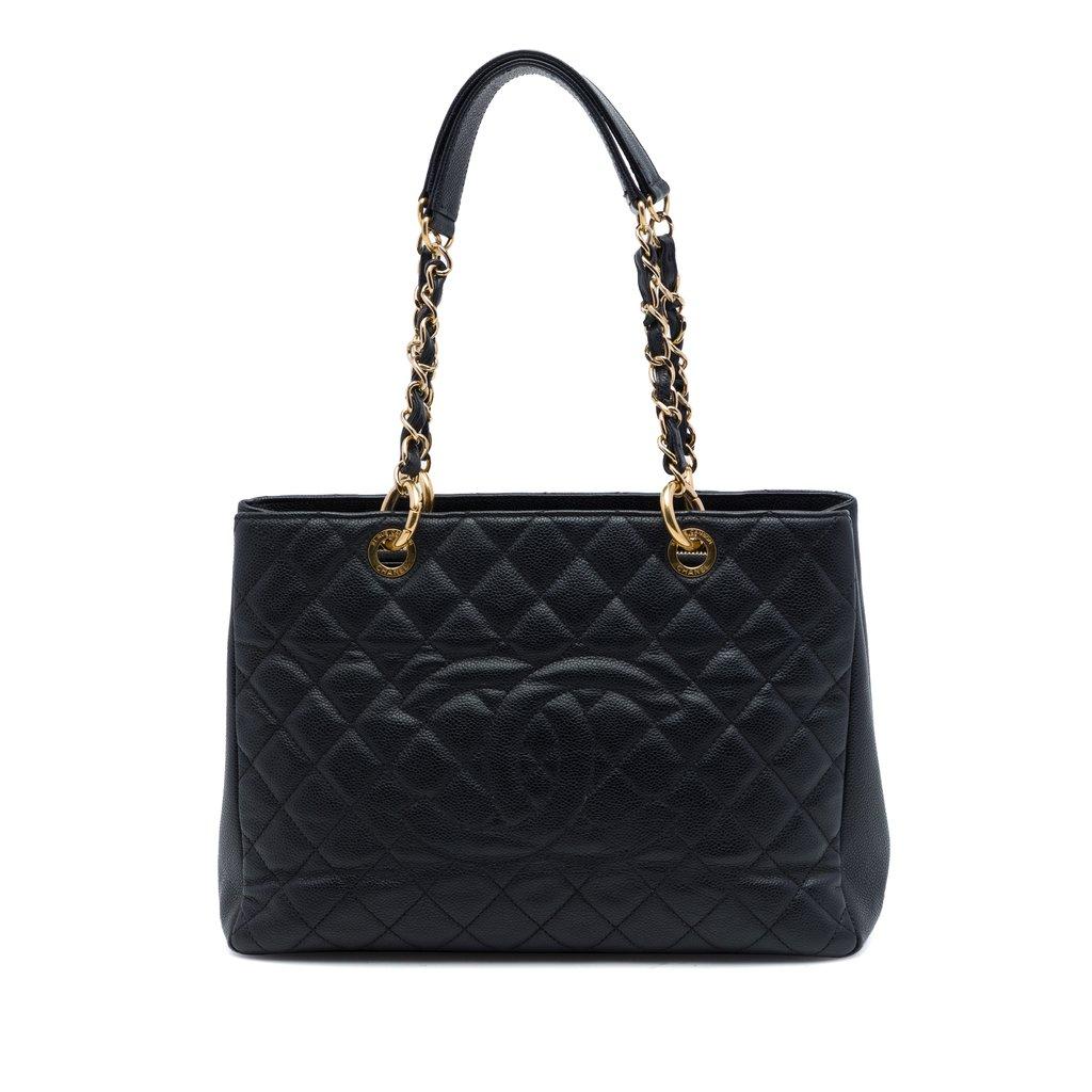 Chanel حقيبة تسوق كبيرة من الكافيار