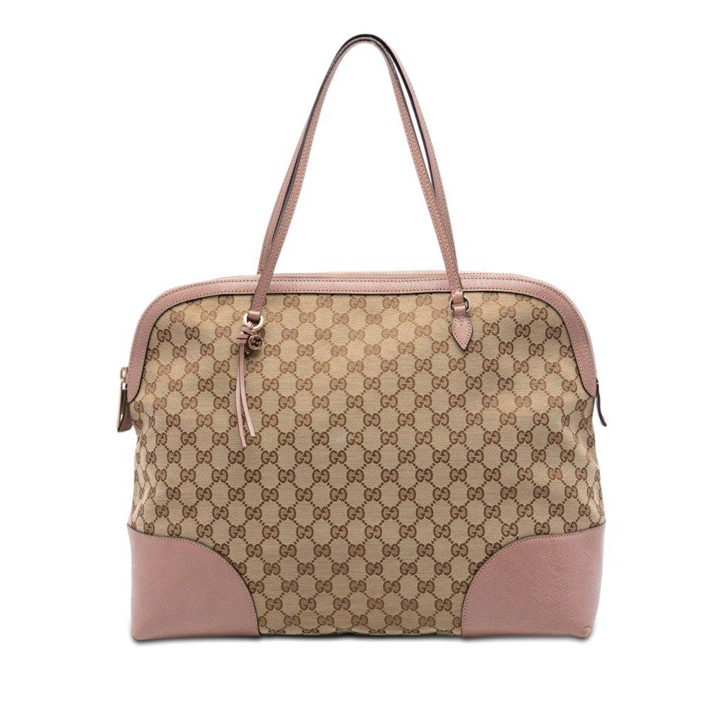 Gucci حقيبة كبيرة من قماش GG بتصميم قبة بري