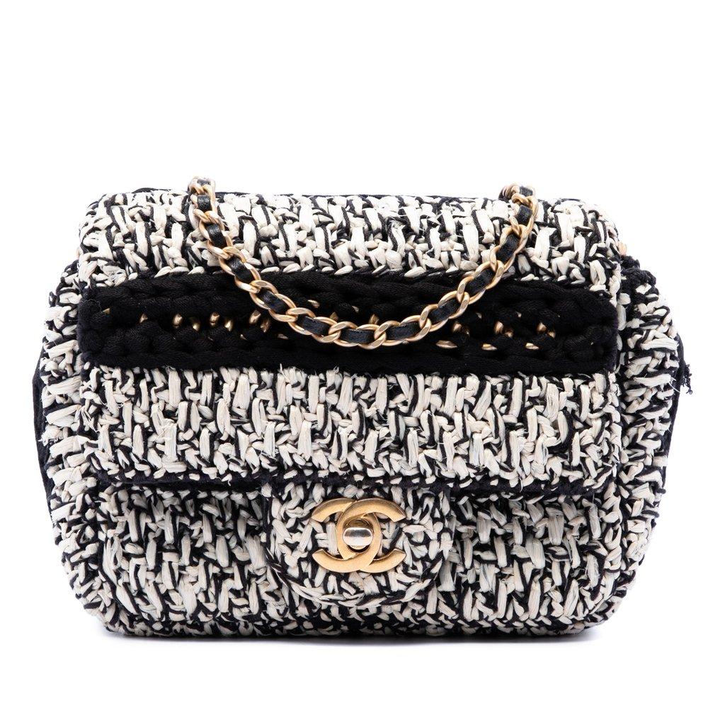 Chanel Raffia Braided with Love Flap