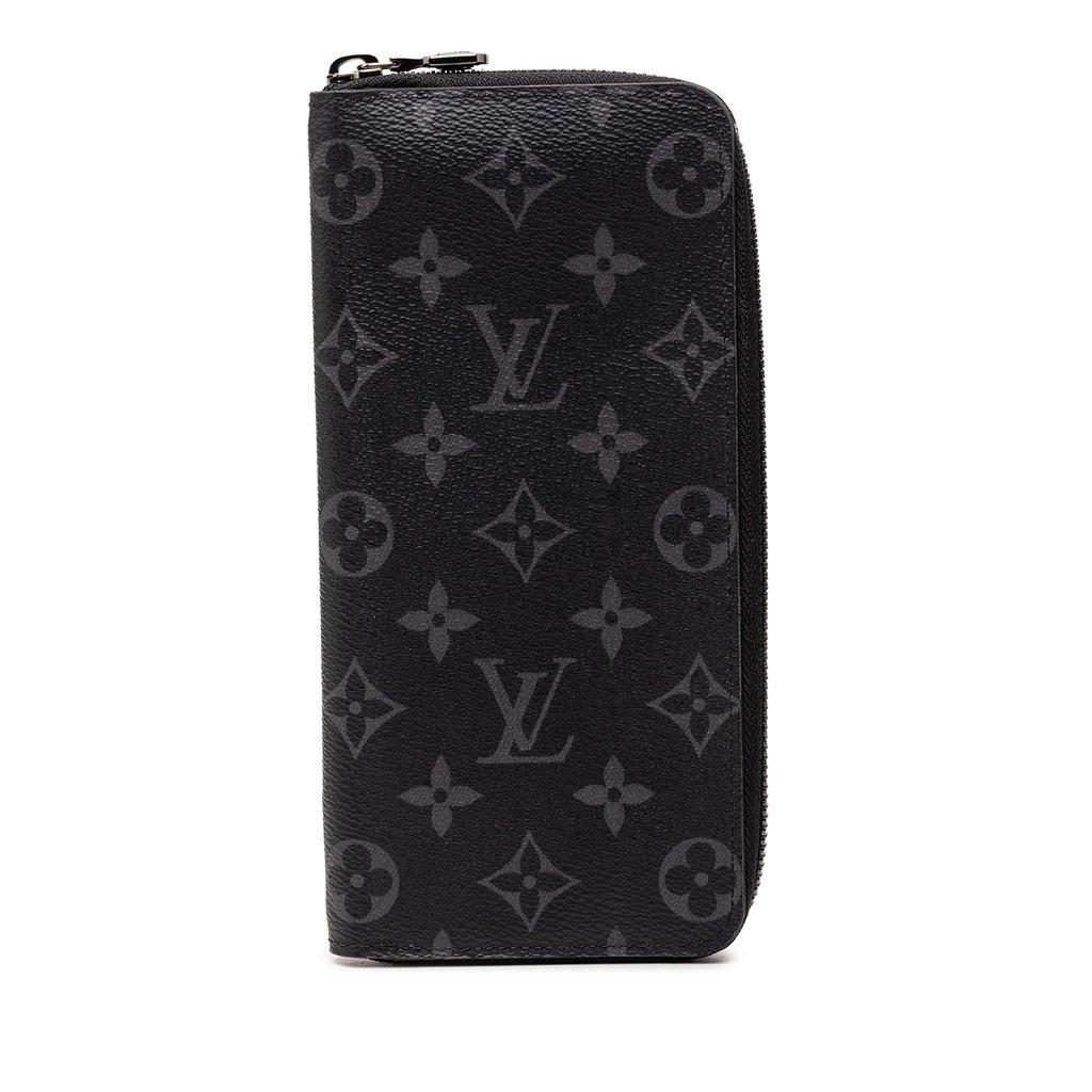 Louis Vuitton محفظة مونوجرام إكليبس العمودية بسحاب